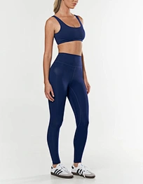 scoop neck sports bra